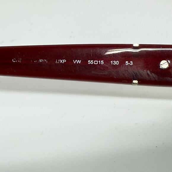 Kate Spade Cheyenne/P/S Dark Red Rectangular Sunglasses Frames 55-15 130 H19342 - Picture 5 of 7